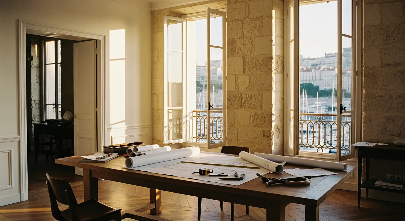 Courtier en travaux à Marseille accompagnant un projet de rénovation