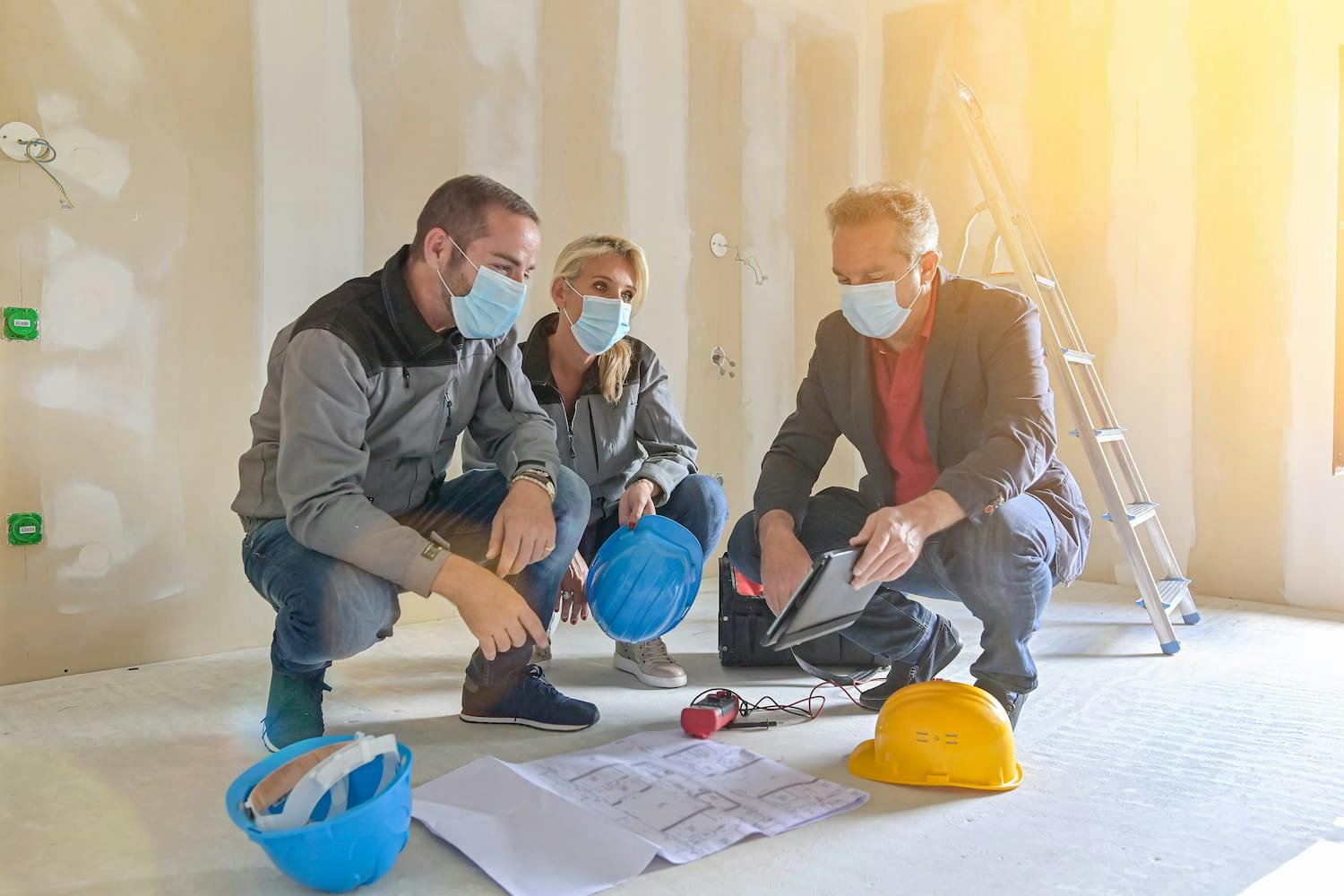 Professionnels chantier