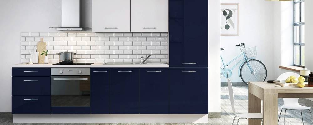 cuisine but style contemporain look brillant