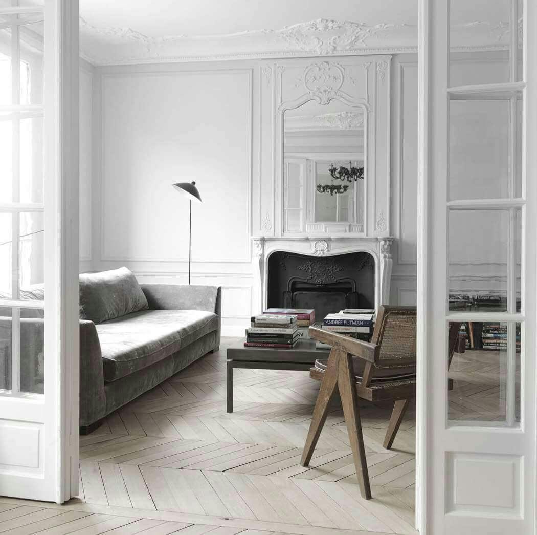 Exemple de rénovation d'un salon haussmannien