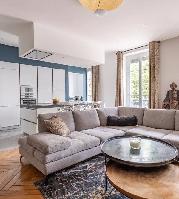 Rénovation salon appartement 120 m² à Lyon