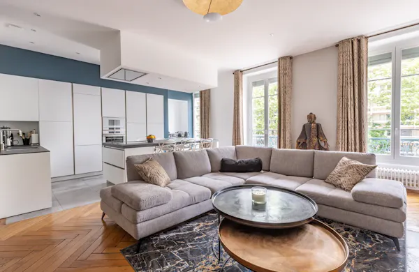 Rénovation salon appartement 120 m² à Lyon