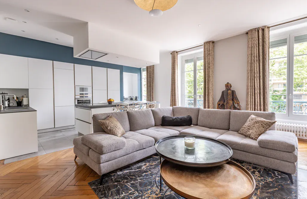 Rénovation salon appartement 120 m² à Lyon