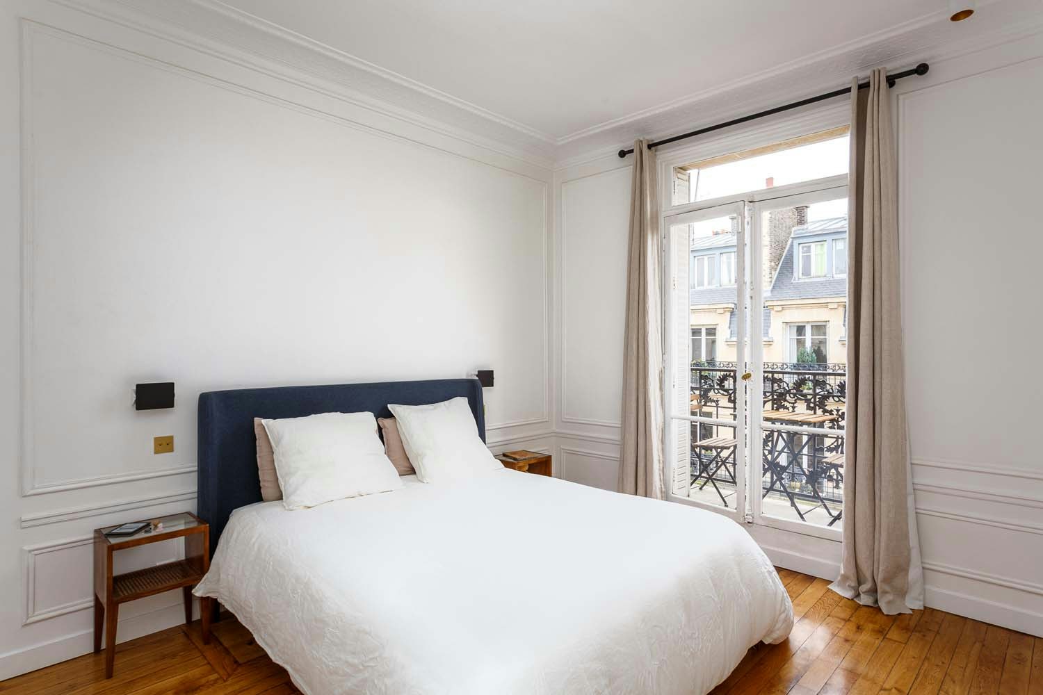 Rénovation appartement 89 m² Paris 15 - chambre à coucher
