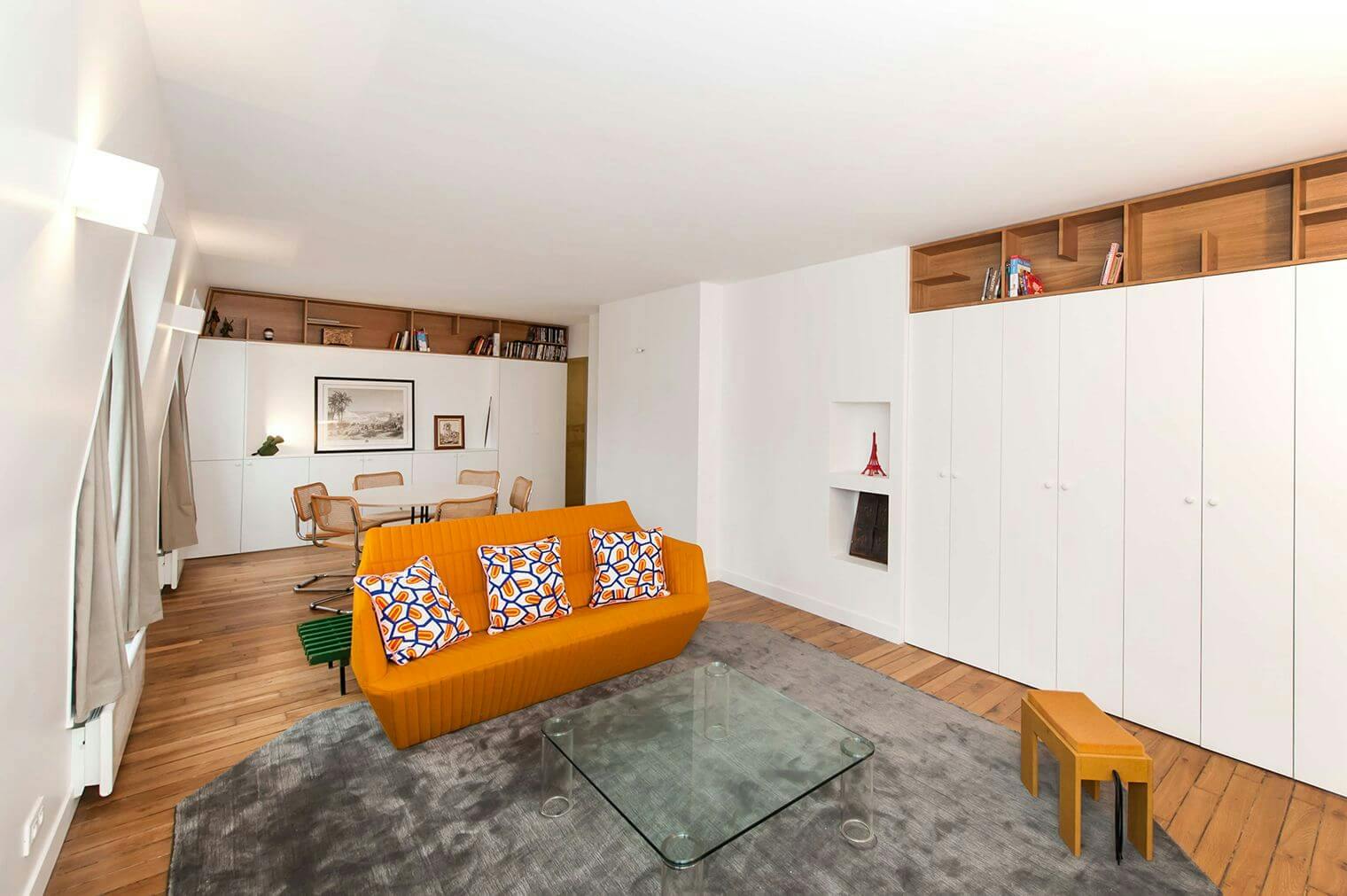 Rangements sur-mesure dans appartement rénové