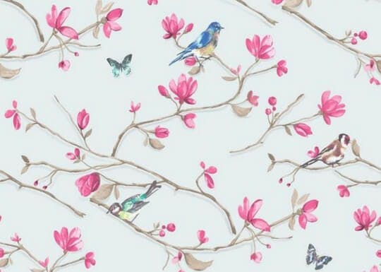 Papier peint thème floral