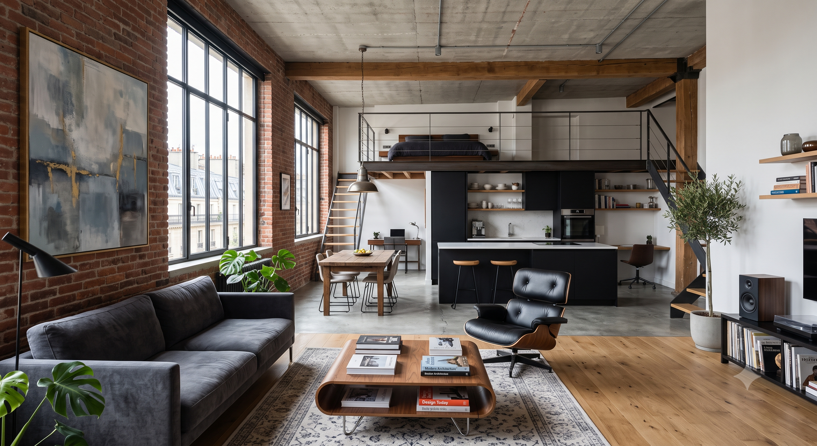 Loft rénové 