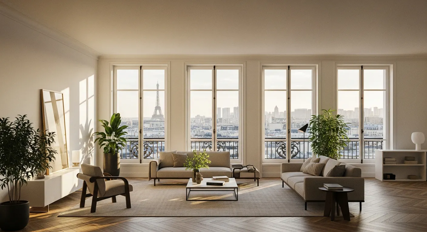Appartement neuf livré en VEFA illustrant le différé de remboursement pendant la construction