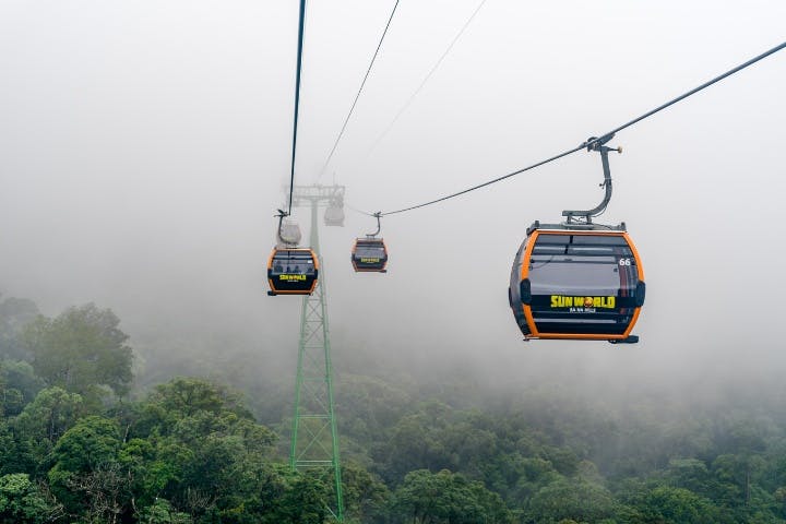 Ride the Cable Car to Ba Na Hills & the Golden Bridge