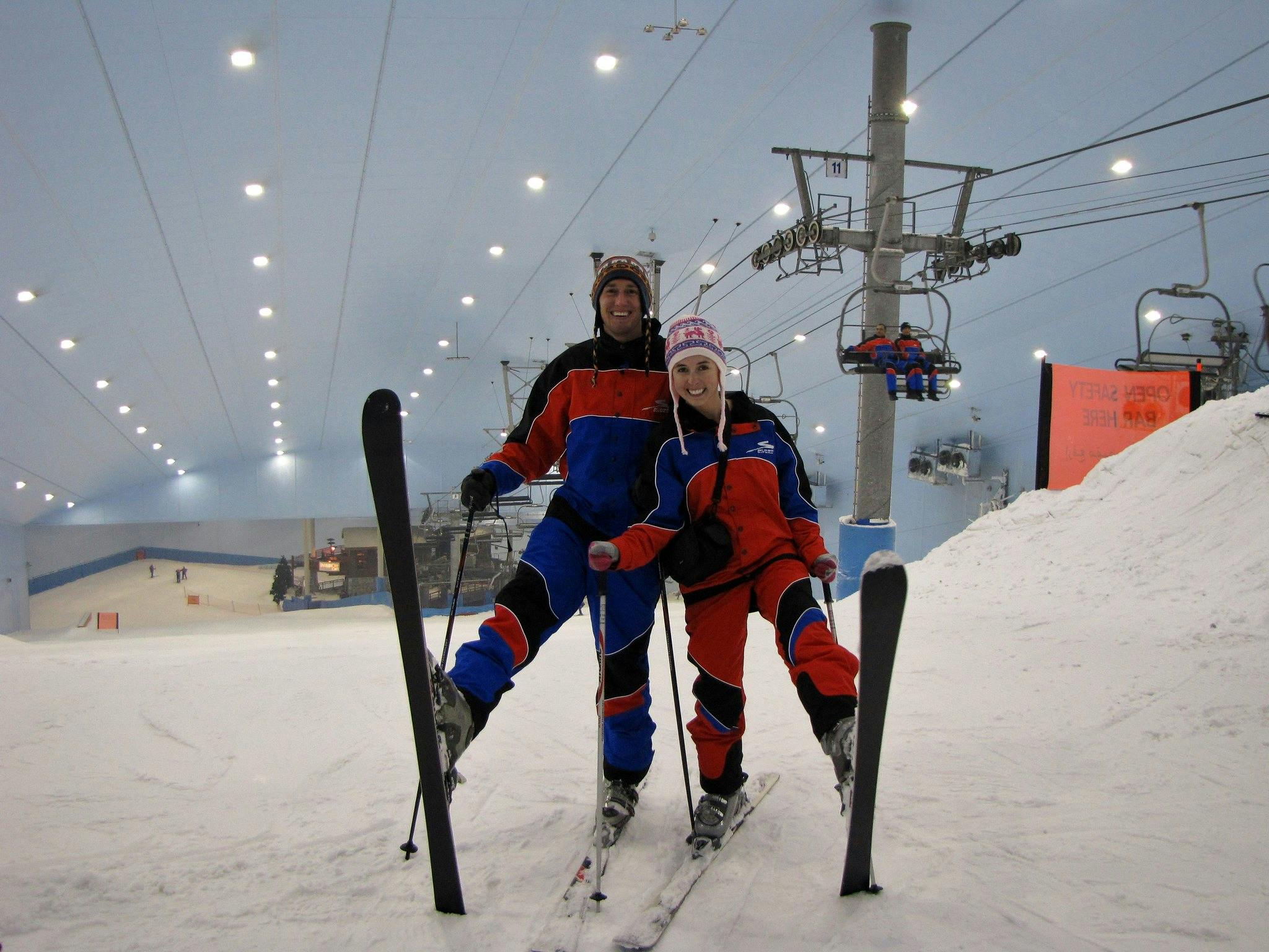 Indoor Skiing at Ski Dubai