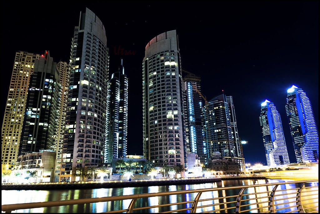 Walk Along Dubai Marina Walk