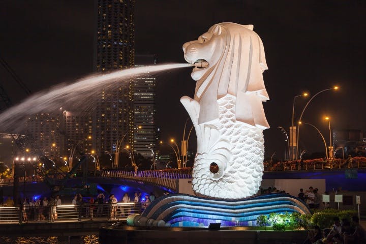 Merlion Park & Marina Bay