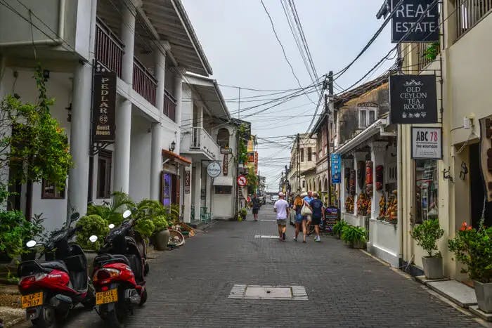 Galle Fort Shopping Street