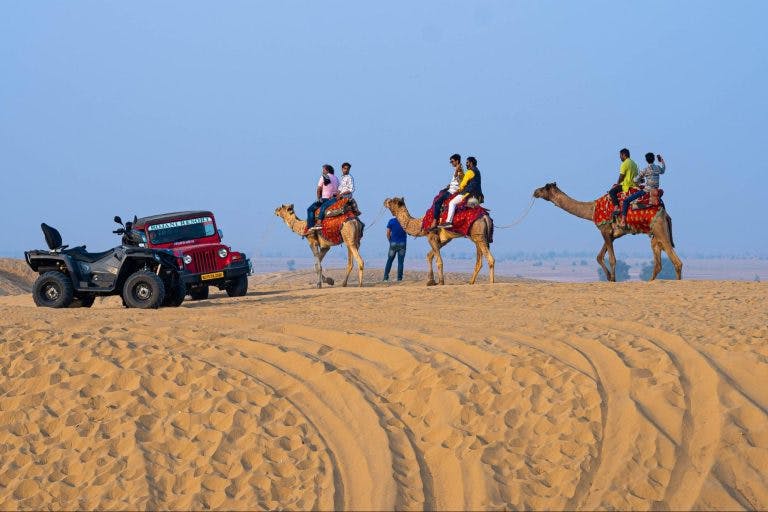 Go on a Desert Safari in Sam Sand Dunes