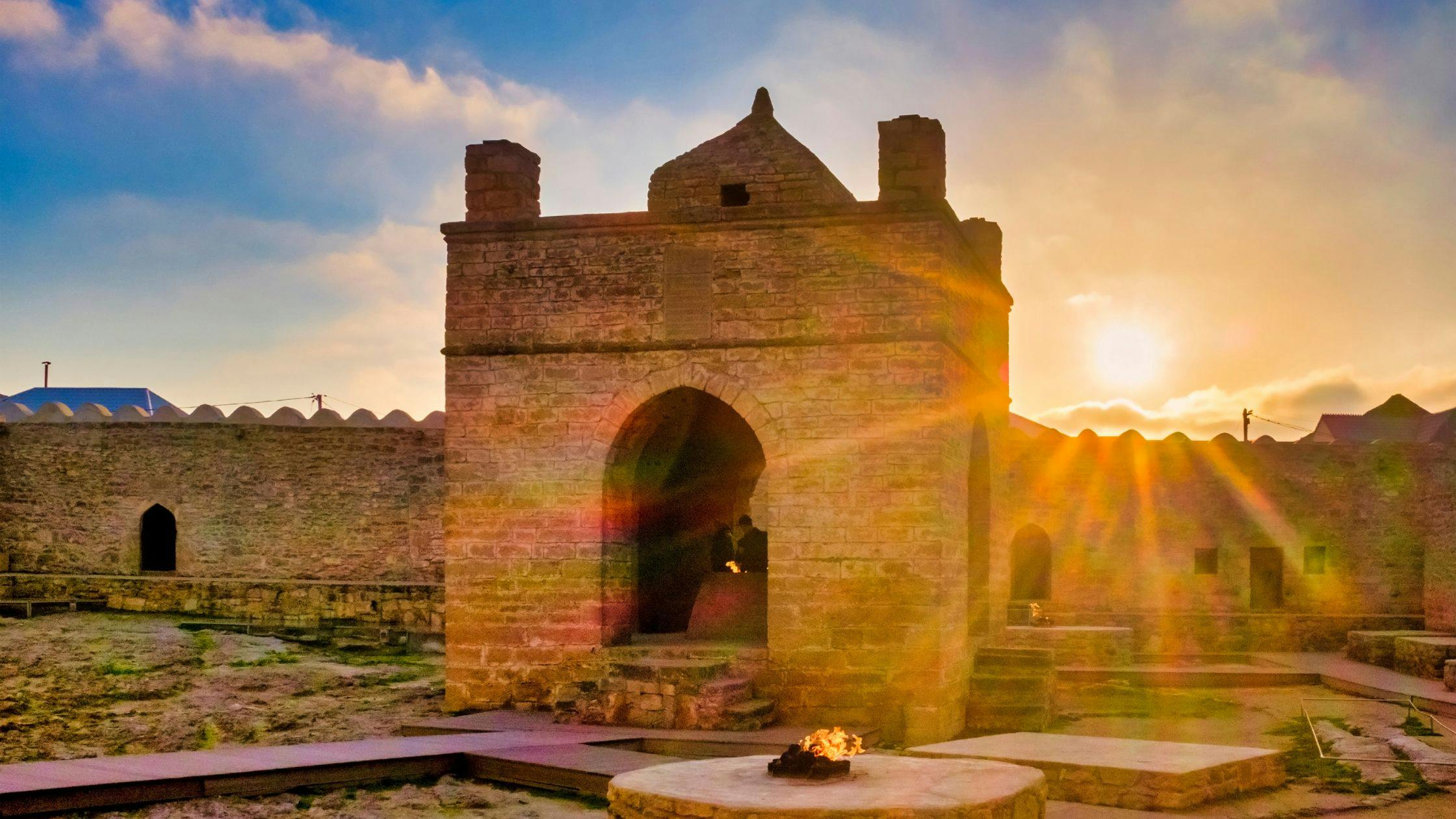 Visit the Ateshgah Fire Temple