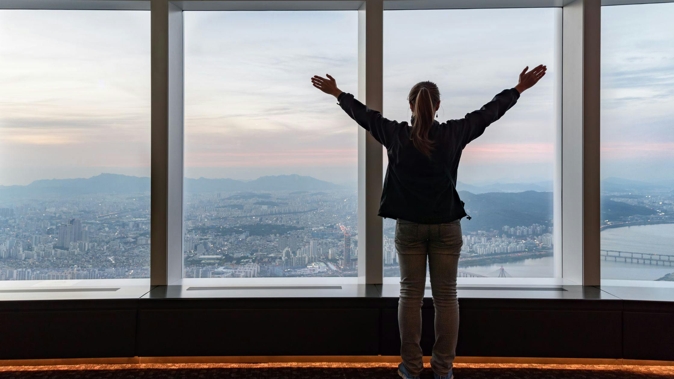Marvel at Lotte World Tower Observation Deck