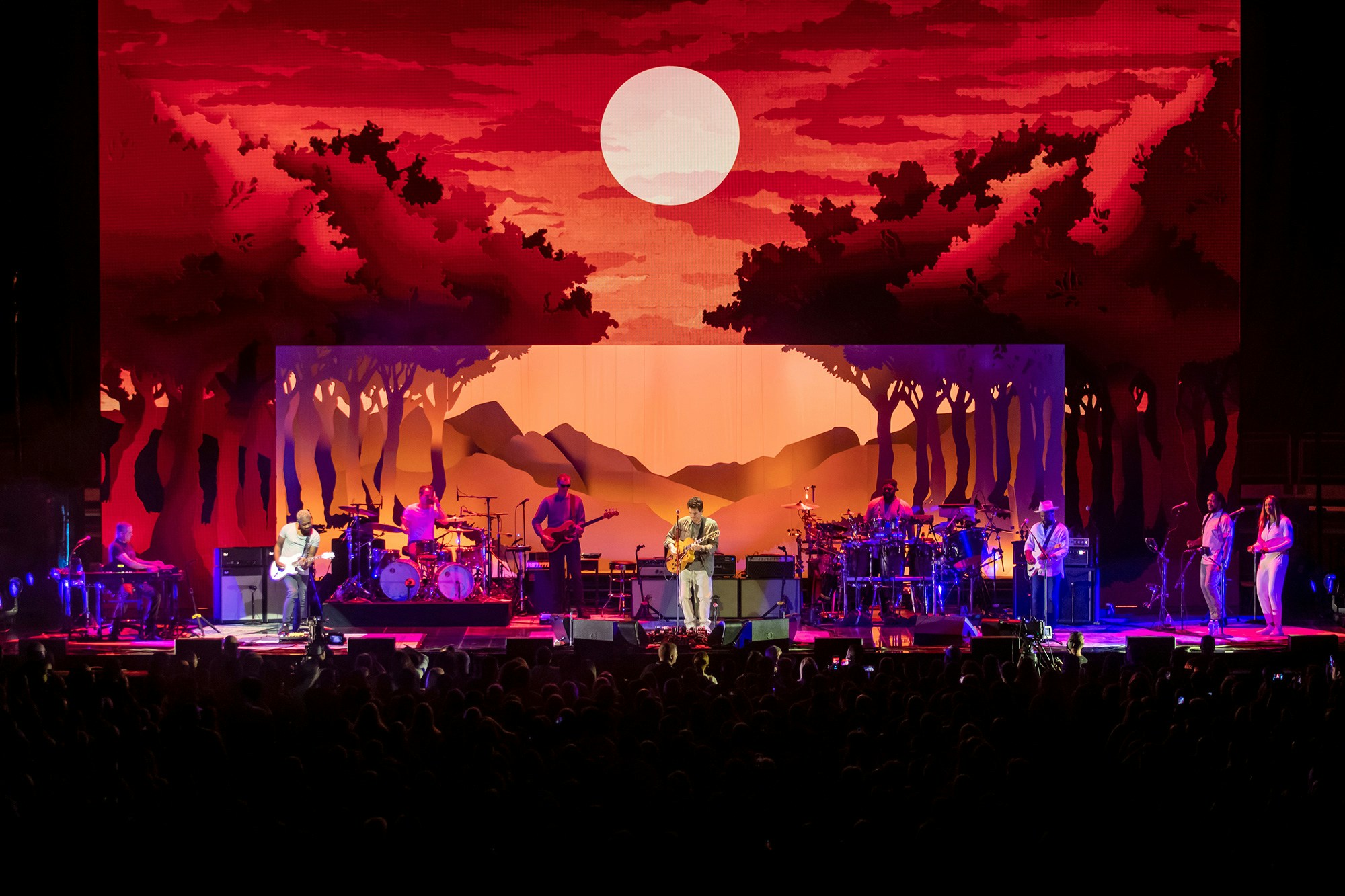 John Mayer World Tour 2019 sunset treet