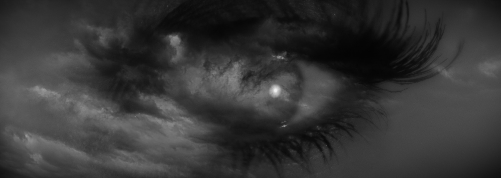 Adele Live 2016 eyes and cloud