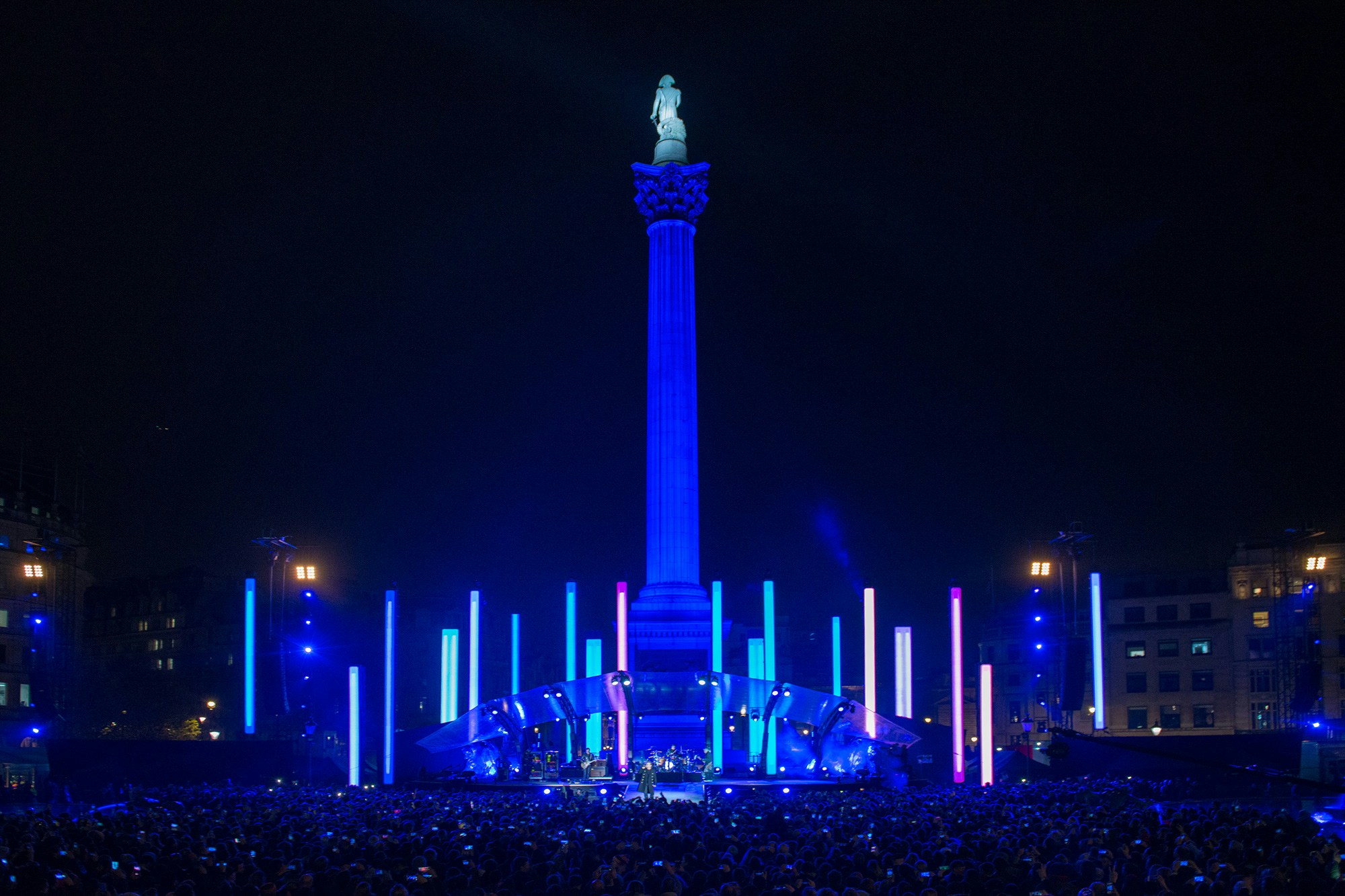 U2 MTV Europe Music Awards 2017 Trafalgar stage