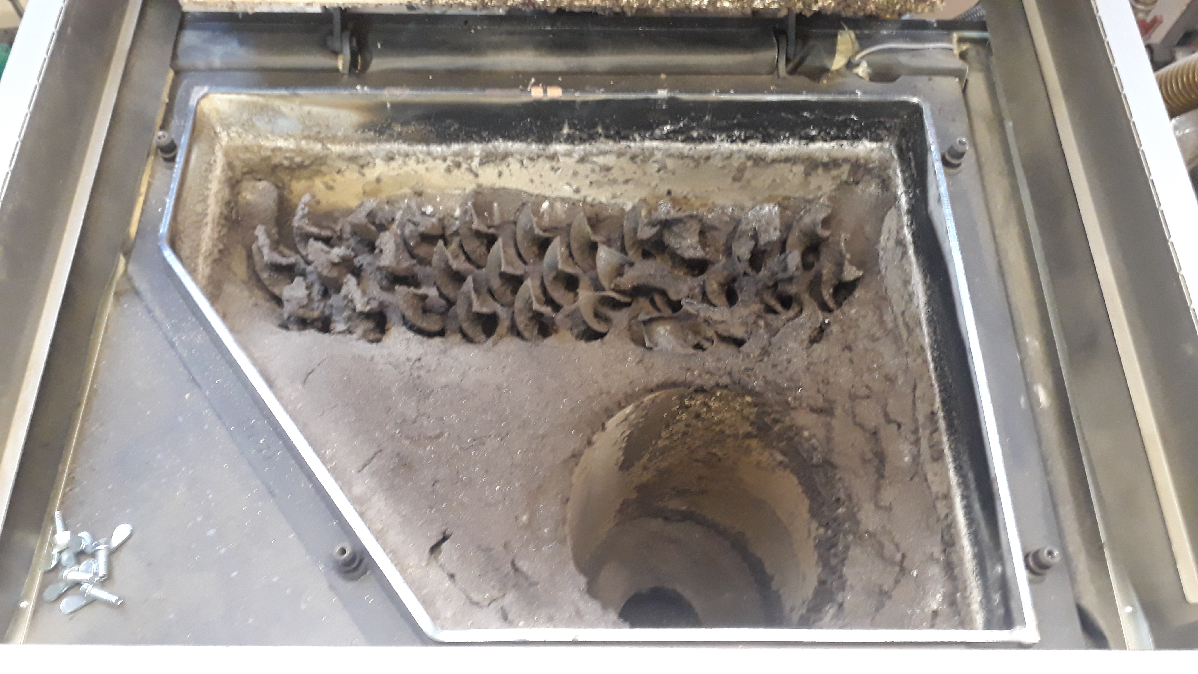 Heat exchanger before service