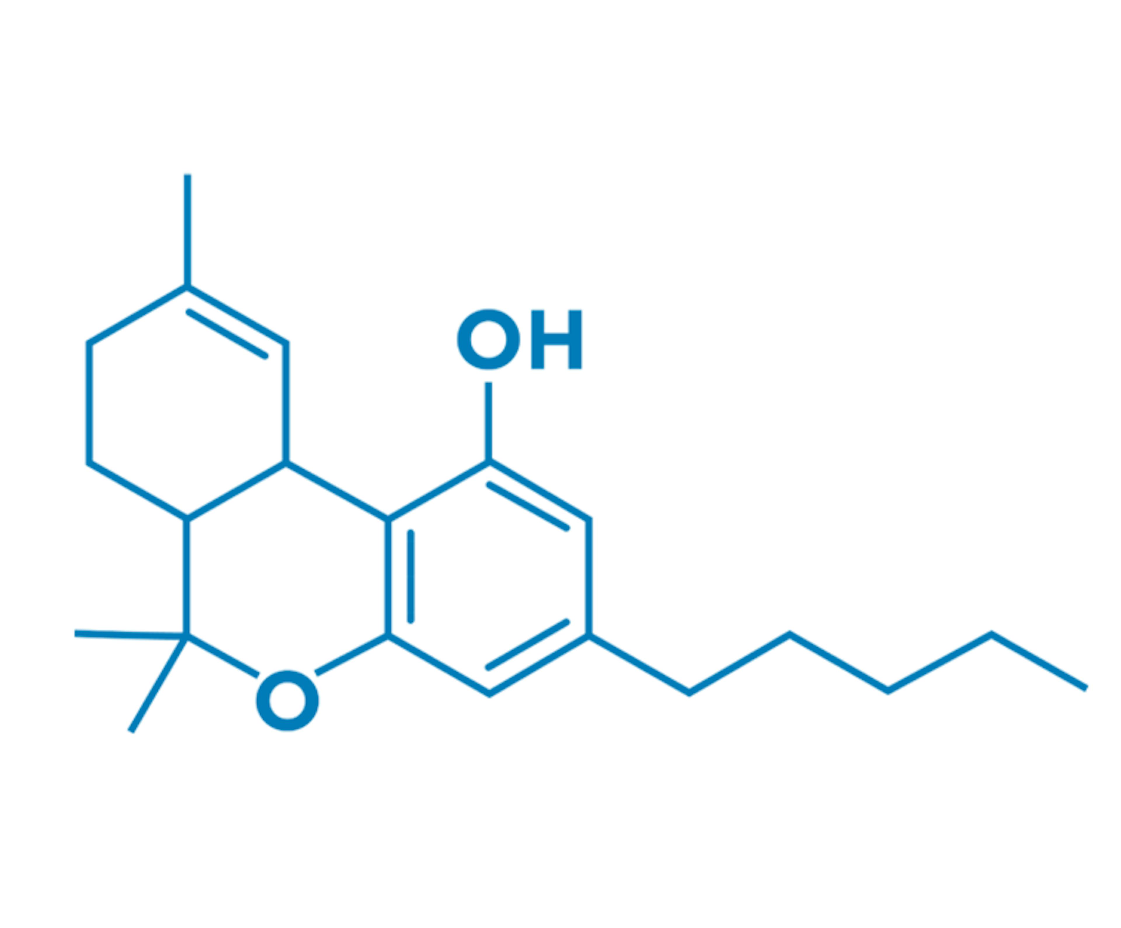 THC Molecular Diagram