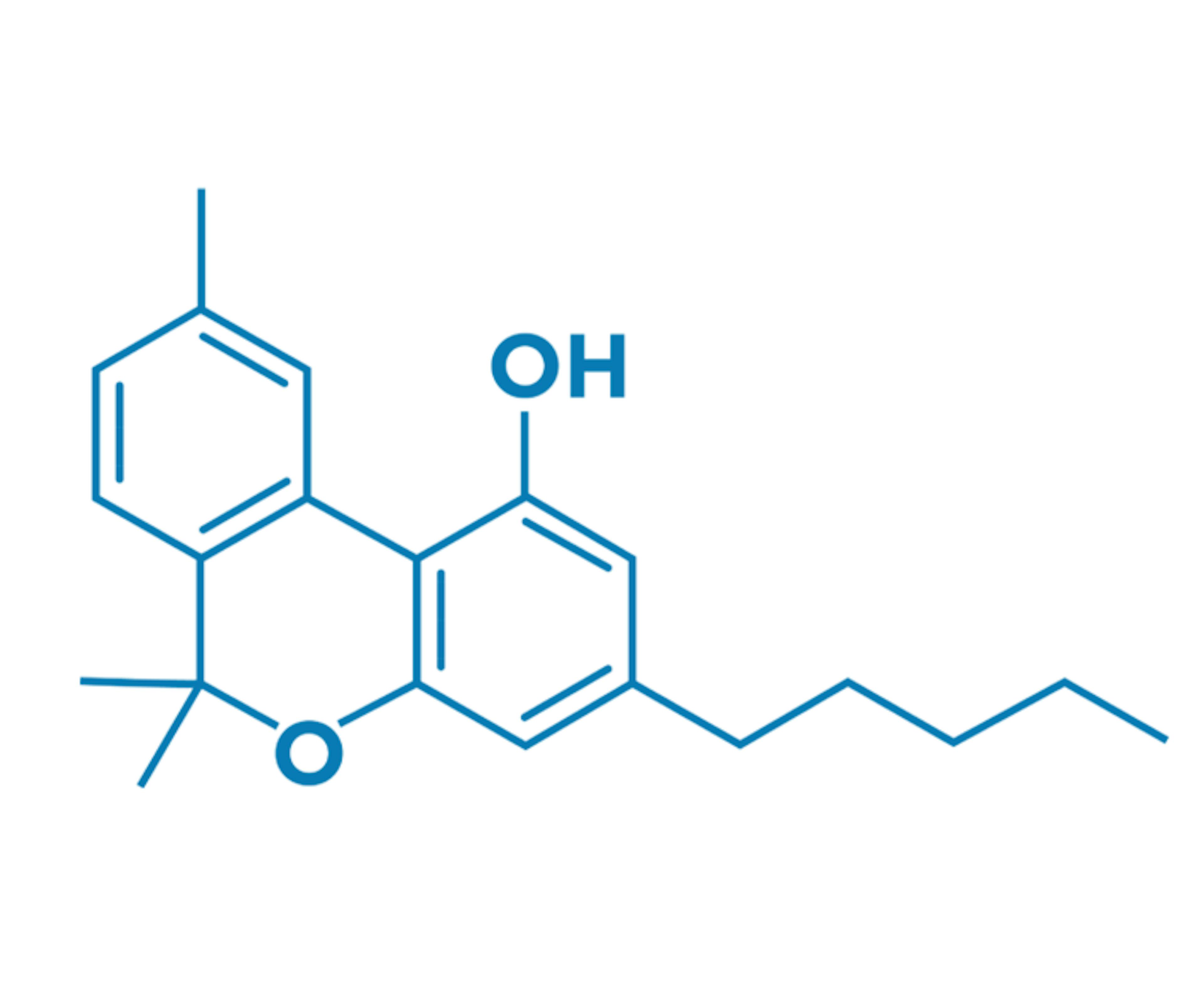 THC Molecular Diagram