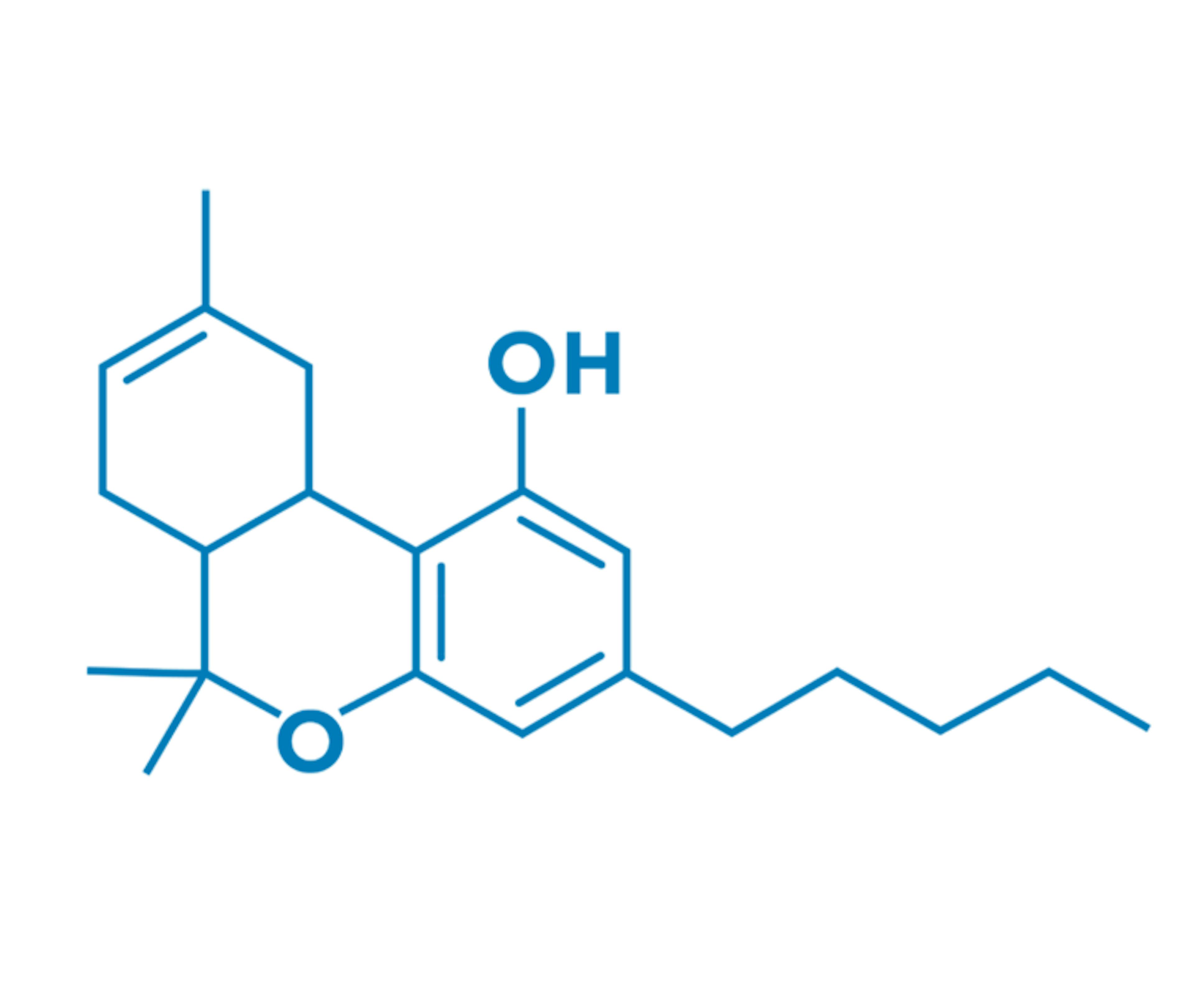 THC Molecular Diagram