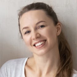 A smiling woman named Kathryn