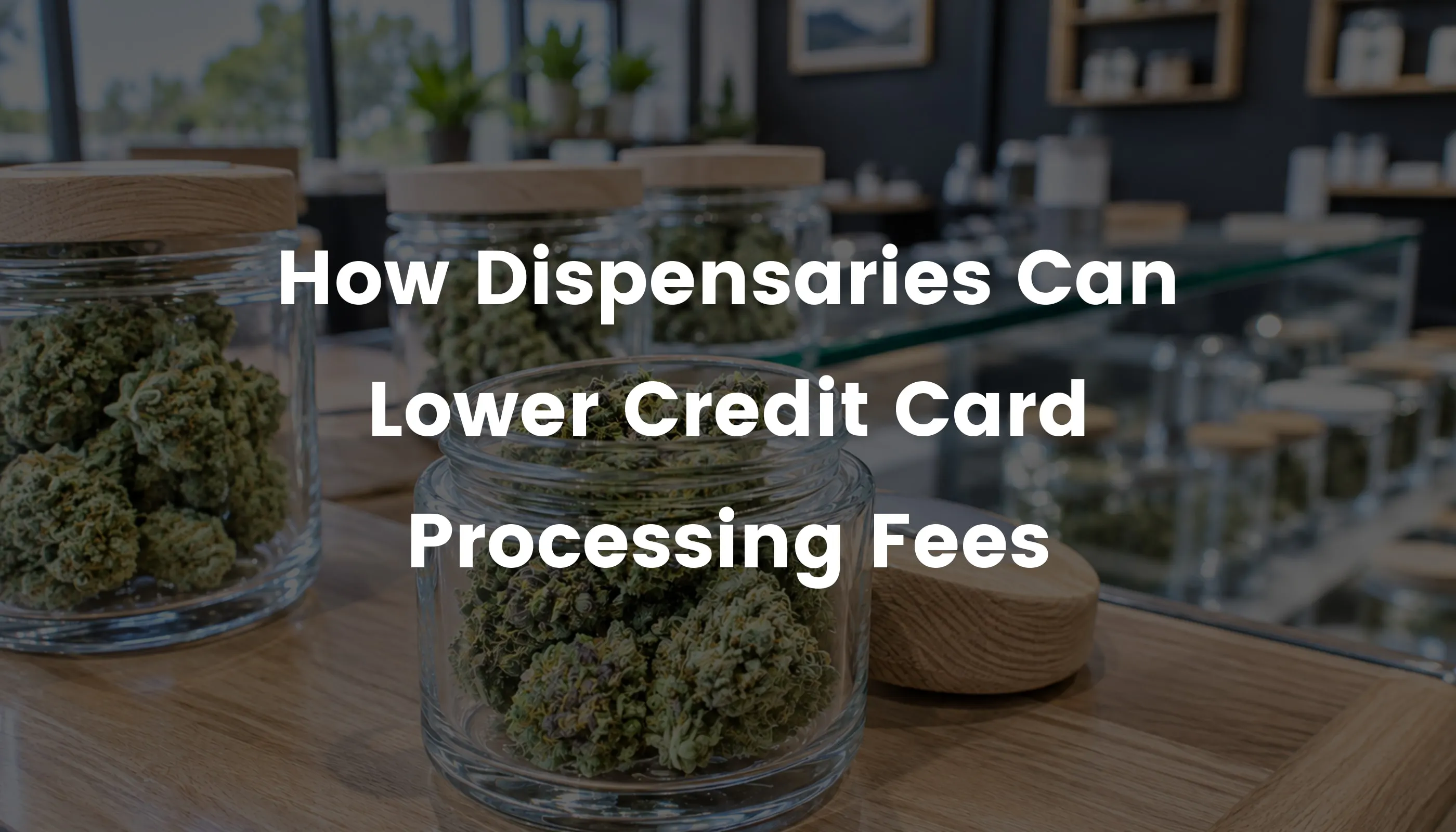 How Dispensaries Can Lower Credit Card Processing Fees