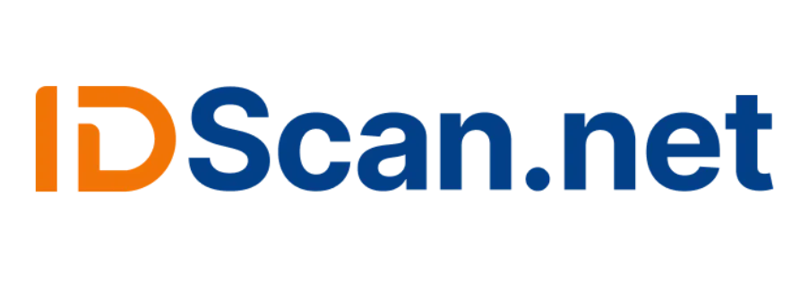 the logo wordmark for IDScan.net, an integration with Treez
