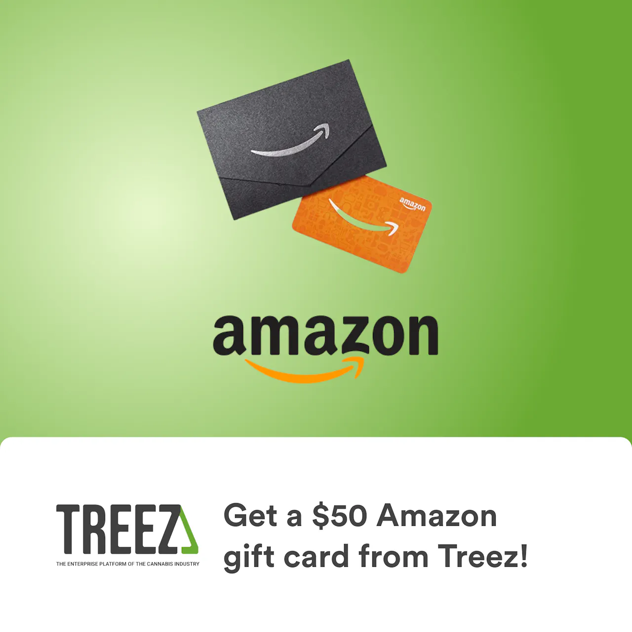 Submit a referral to demo Treez and get a $50 Amazon gift card