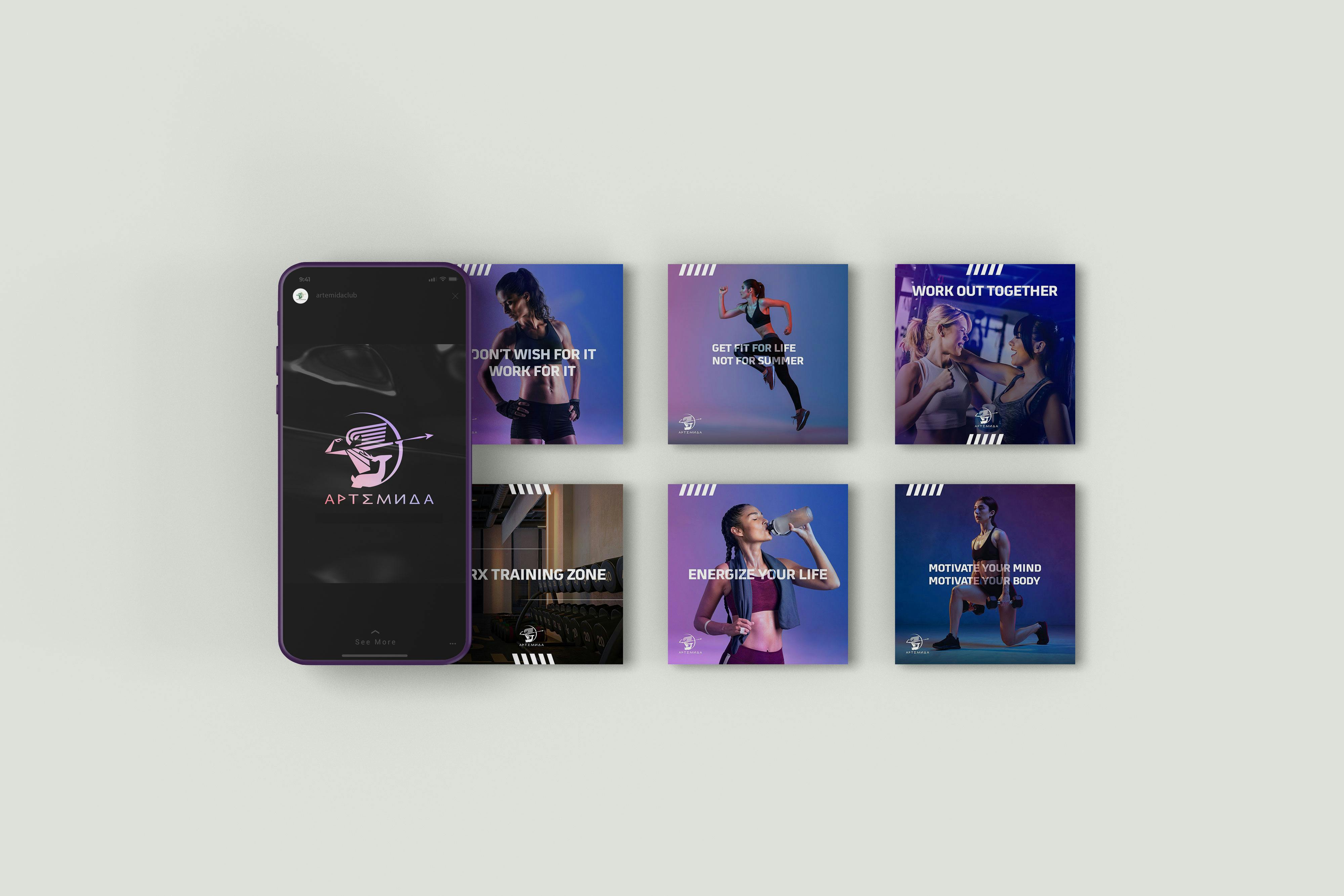 Artemida Fitness 6 Posts and phone