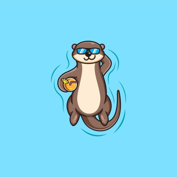 Chilling otter