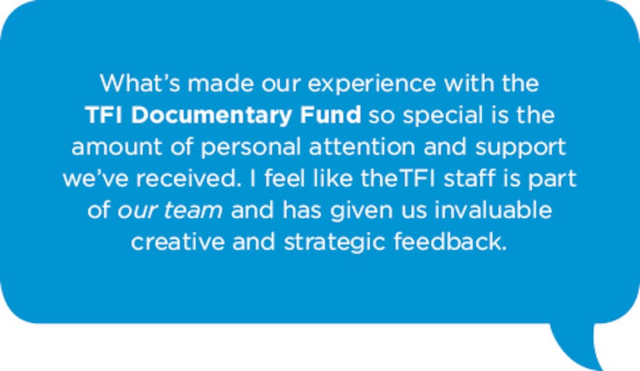 Banker White, TFI Documentary Fund