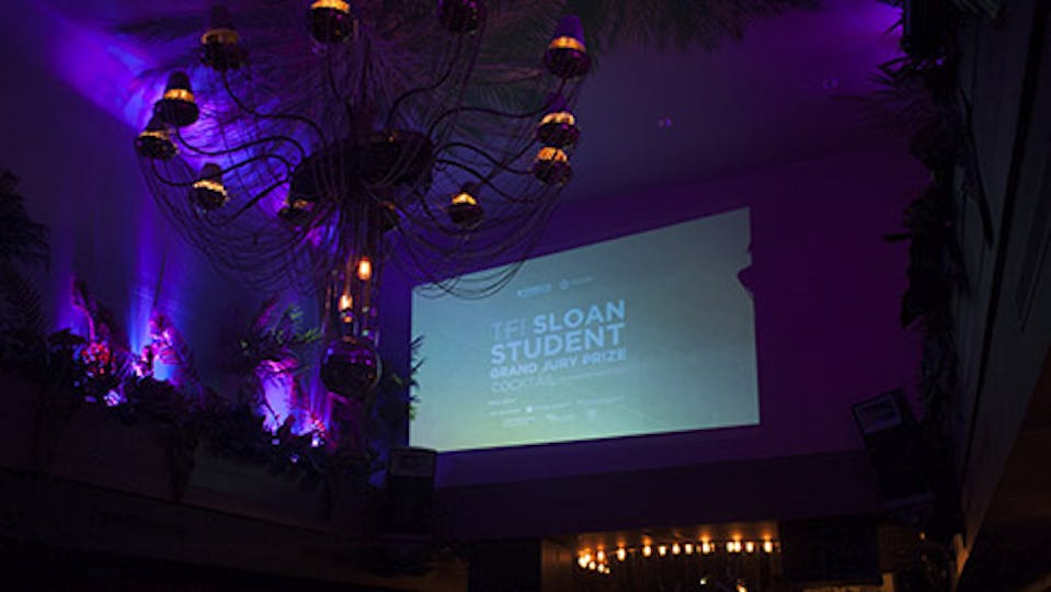 Celebrating the Sloan Student Grand Jury Prize Winning Film with a Cocktail Party