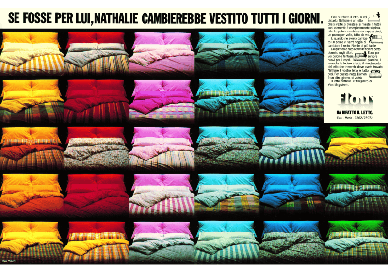 Pubblicità Flou, 1985