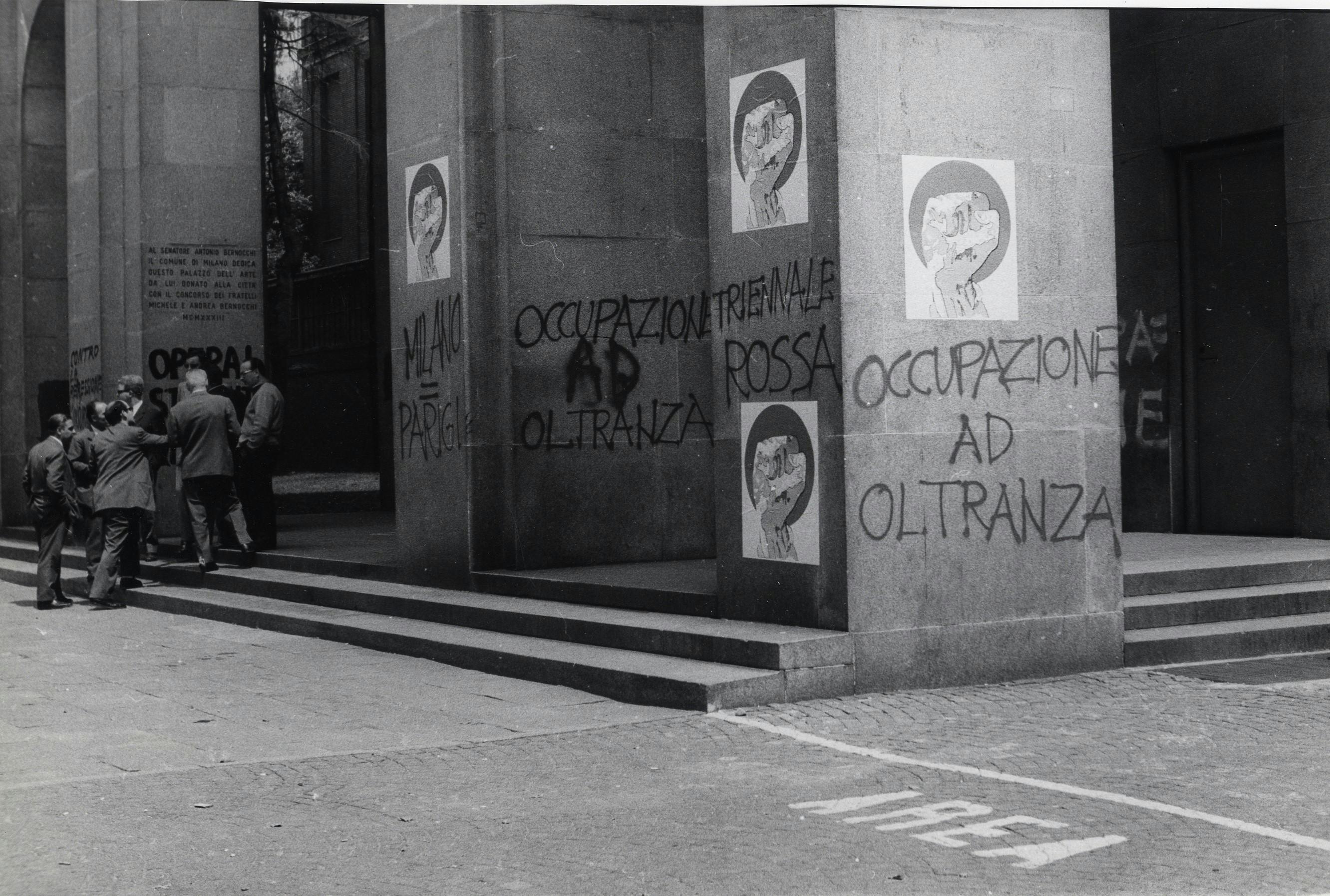 1968: Protests at the opening of the 14th Triennale