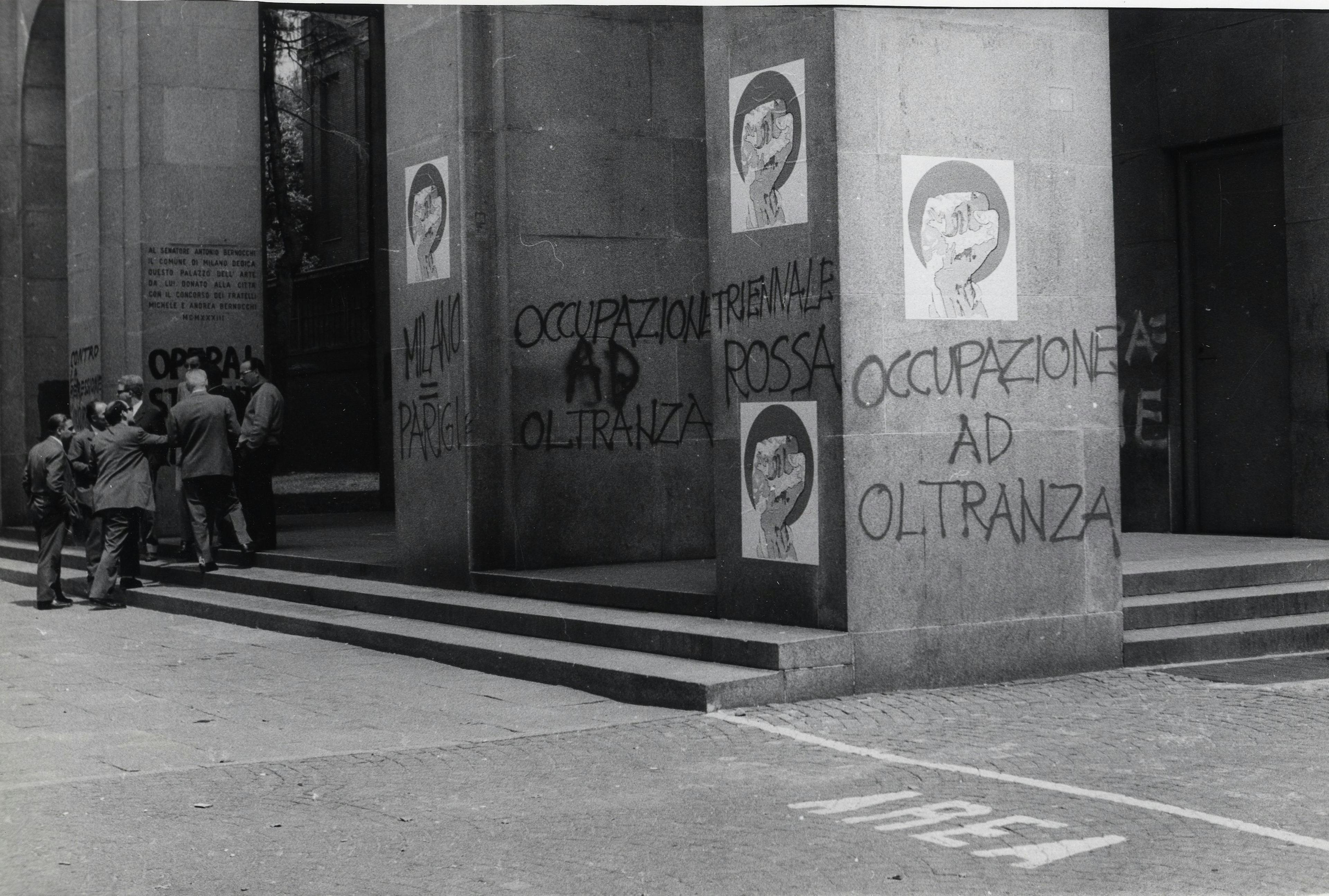 1968: Protests at the opening of the 14th Triennale