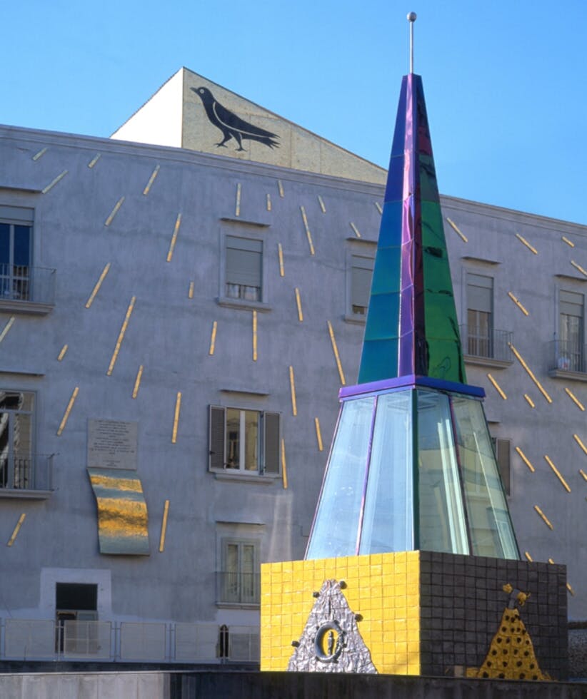 Alessandro e Francesco Mendini, Metropolitana di Napoli: Stazione Salvator Rosa, 2000-2003, Coordinamento artistico: A.B. Oliva