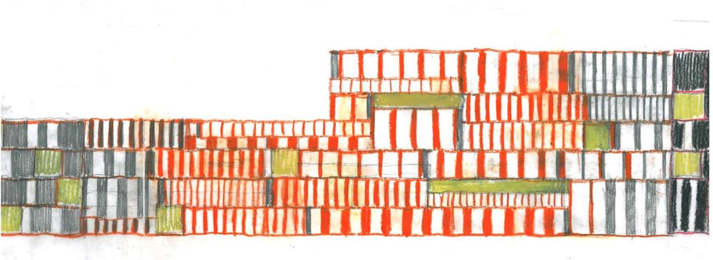 
Lavazza Headquarters, 2010–2017. Sketch by Cino Zucchi