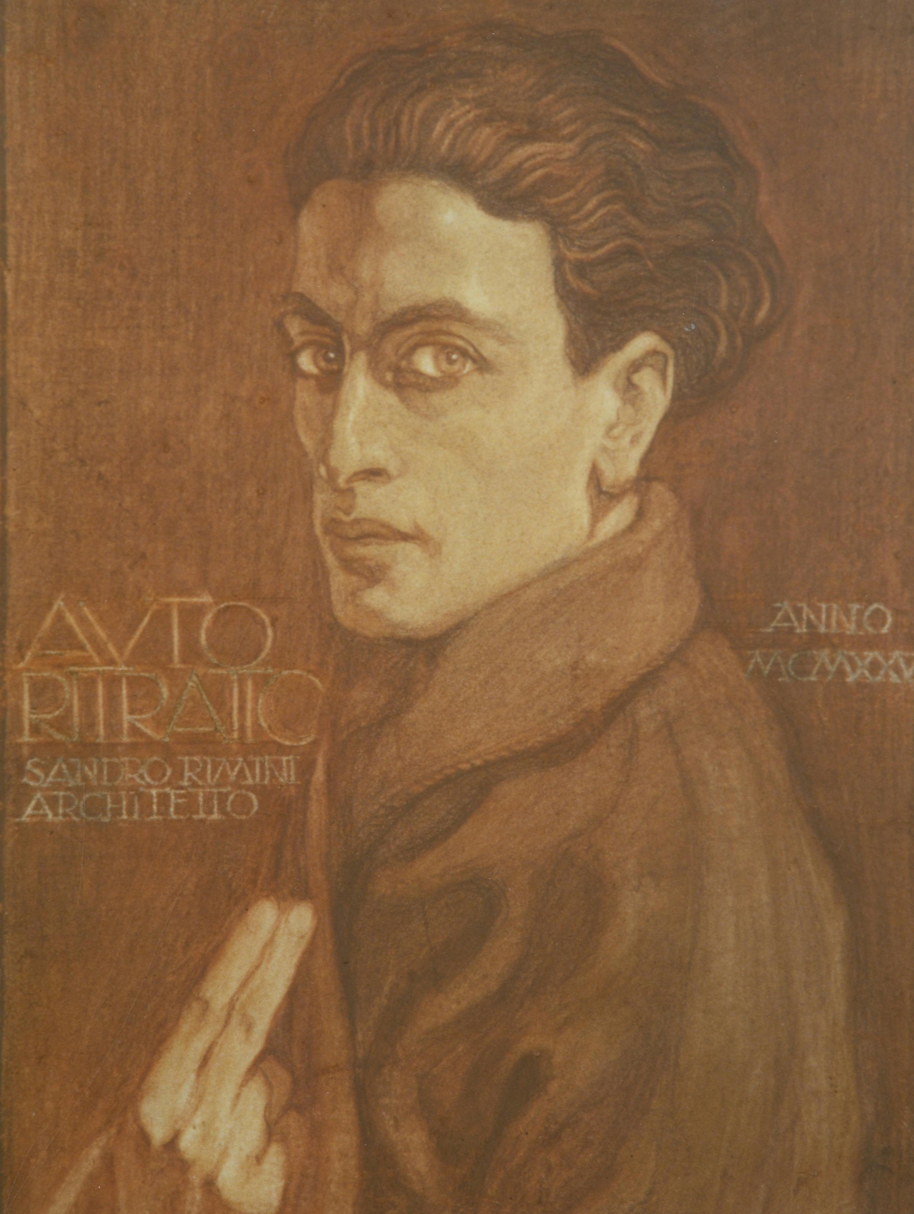 Alessandro Rimini, Autoritratto, 1925