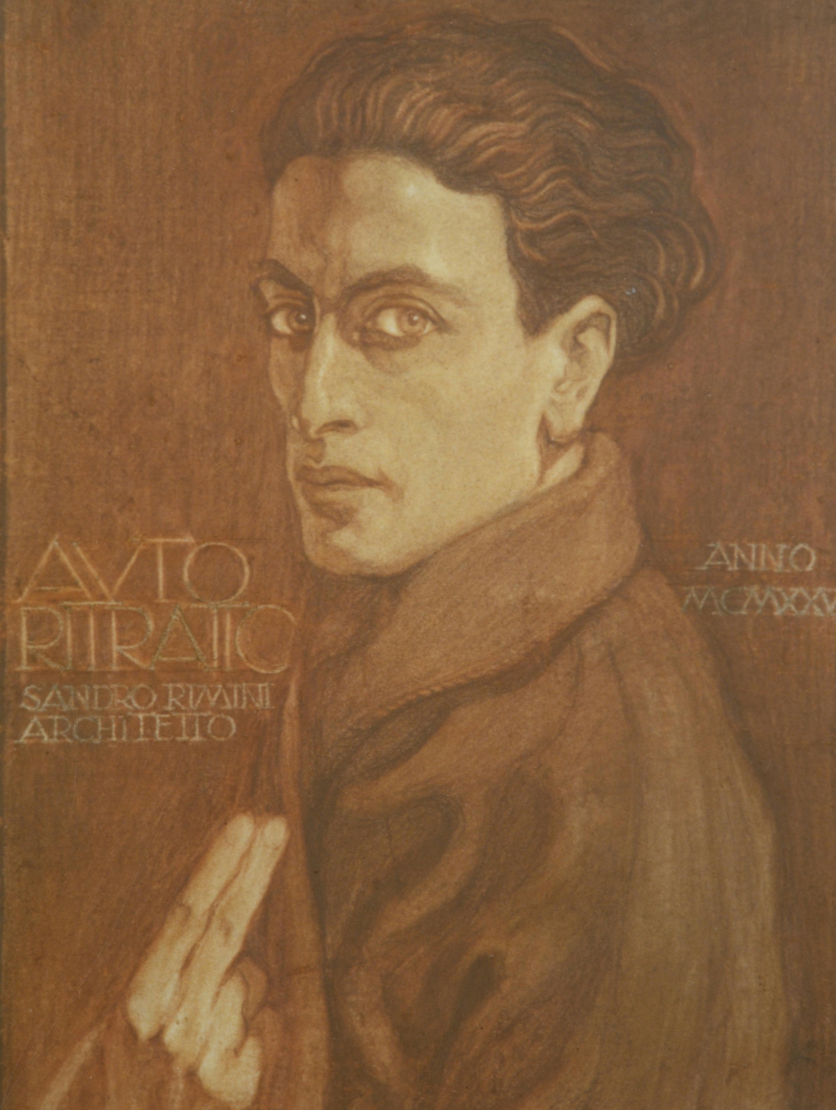 Alessandro Rimini, self portrait, 1925