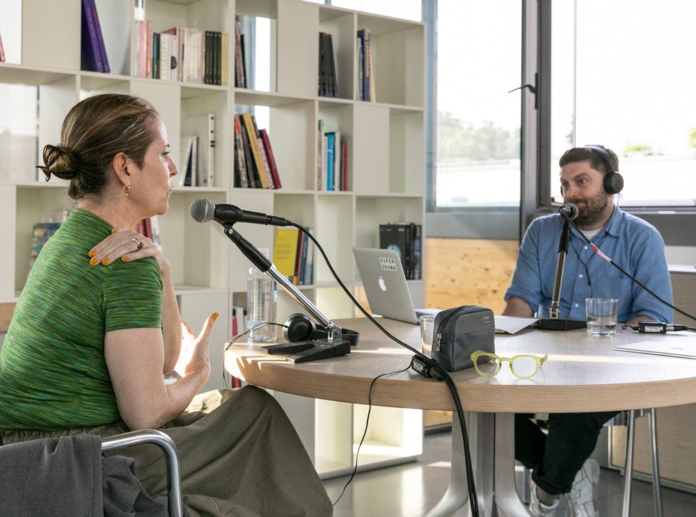Paola Antonelli with David Plaisant