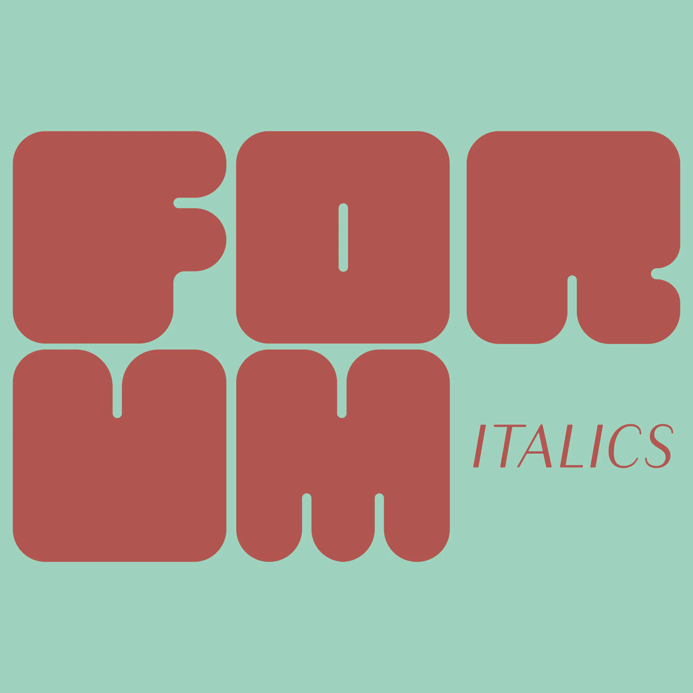 italics