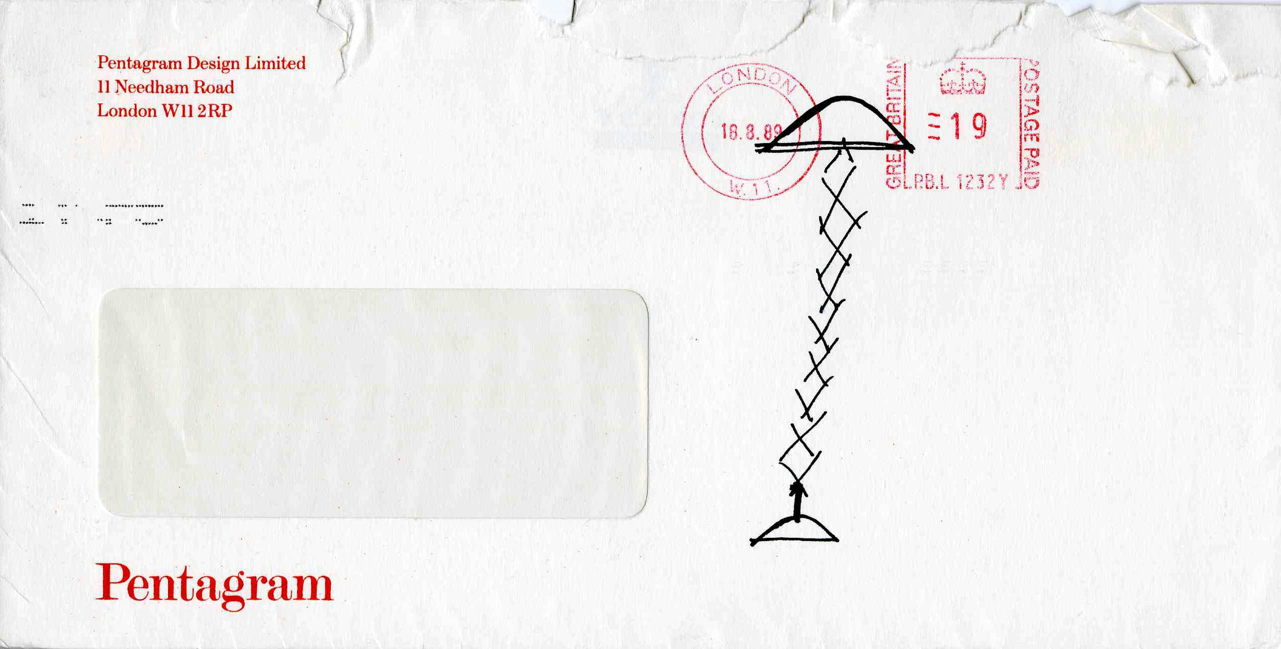 Broomstick, Alias, 1979 (lampada mai realizzata) © Archivio Studio Magistretti – Fondazione Vico Magistretti