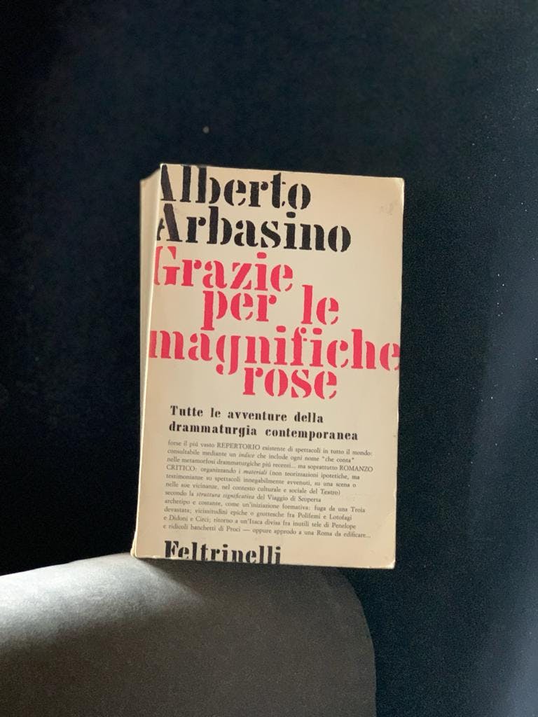 Alberto Arbasino, Grazie per le magnifiche rose, Feltrinelli, 1965