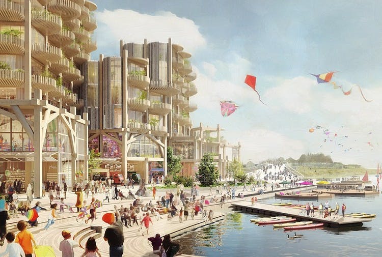 Sidewalk Labs Toronto Waterfront concept Source Sidewalk Labs