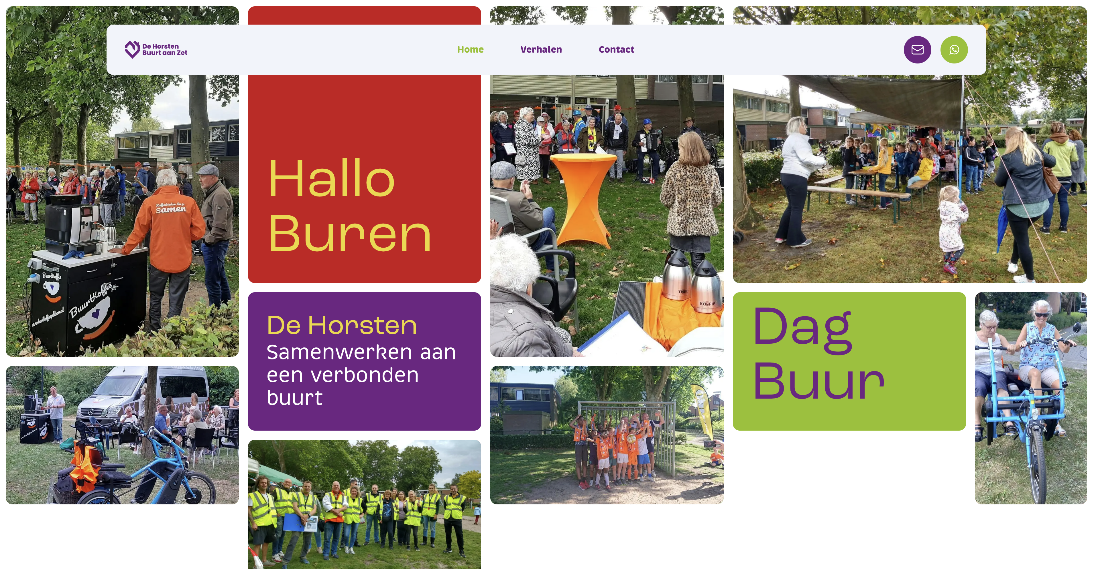 website Buurt aan Zet De Horsten