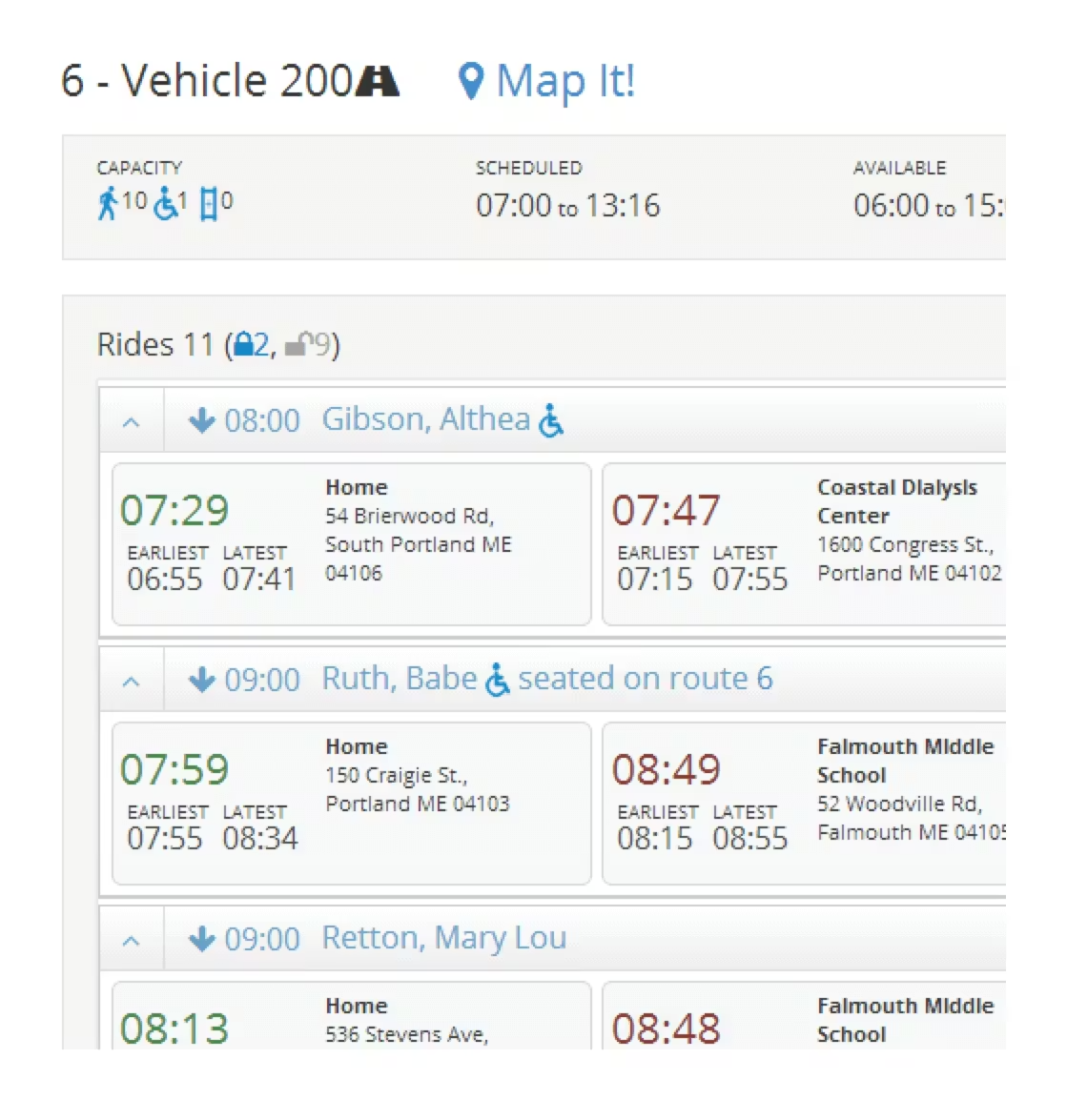 Tripmaster Home Screenshot