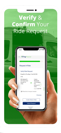 Verify & confirm your ride requests